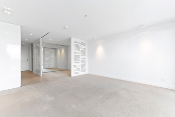 Empty and unfurnished brand new apartment
