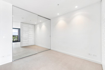 Empty and unfurnished brand new apartment