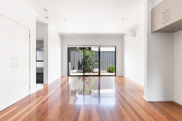 Empty and unfurnished brand new apartment