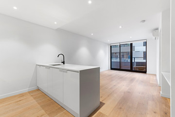 Empty and unfurnished brand new apartment