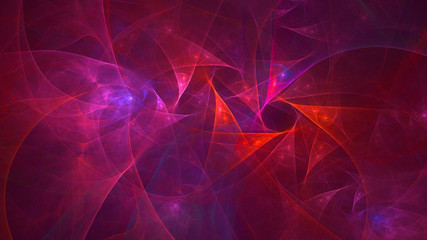 3D rendering abstract technology fractal background