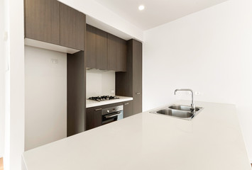 Empty and unfurnished brand new apartment