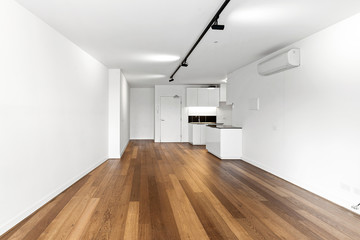 Empty and unfurnished brand new apartment