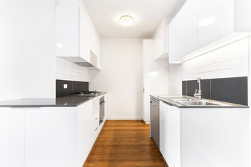 Empty and unfurnished brand new apartment