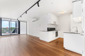 Empty and unfurnished brand new apartment