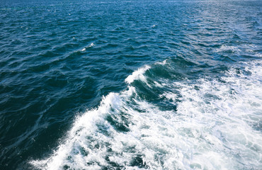 Fototapeta na wymiar Beautiful sea water surface with waves