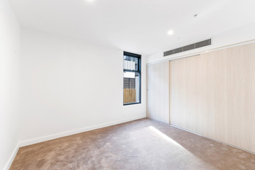 Empty and unfurnished brand new apartment