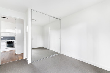 Empty and unfurnished brand new apartment