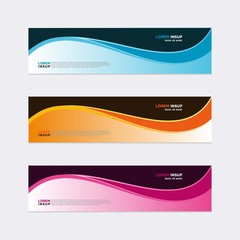 Fototapeta premium Modern vector banner web background abstract design template
