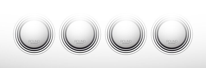 4 components chart make up something. Modern business circle infographics four options banner. Vector layout piece chart workflow. 4 piece diagram number component. Four step up options for web design