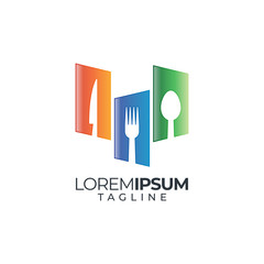 Restaurant graphic design template vector isolated