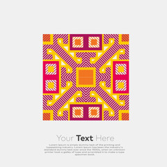 geometric ethnic pattern seamless design