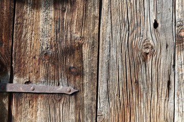 Hintergrund - wunderschöne, alte, verwitterte Holztür