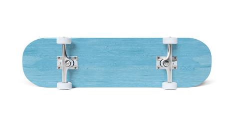 Skateboard isolated on white mockup 3D rendering © sdecoret