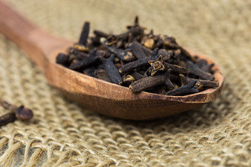 cloves in spoon 
