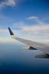 Obraz premium view from airplane window