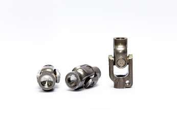 Steering  joint for car isolated on white background