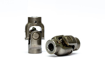 Steering  joint for car isolated on white background