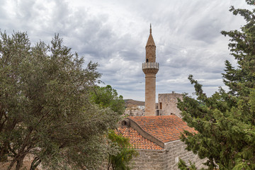 Moschee und Minaret in Bodrum