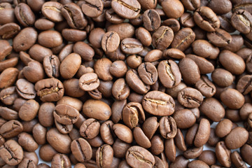 roasted coffee beans, can be used as a background