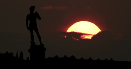 Moonrise Sunrise Sunset Silhouette Time Lapse