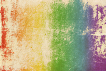 Old paper texture with rainbow gradient