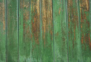 faded painted wooden texture, background, wallpaper. Wooden background, painted surface blue boards. Antique texture for design. Weathered wooden background texture.