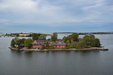 Fototapeta na wymiar Islands in the City of Helsinki