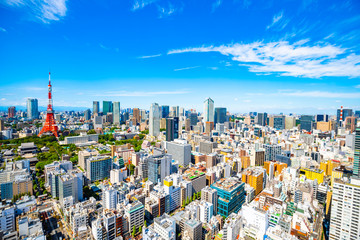 東京タワー 都市風景