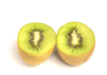  kiwi on a white background