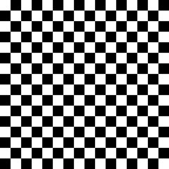 Fototapeta premium Black and white tile. Checkered flag seamless pattern. Car race or motorsport rally flag on white background.