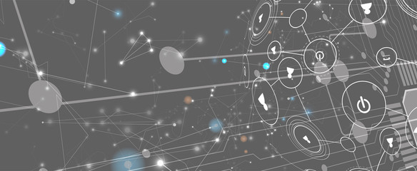 abstract structure circuit computer  technology business background
