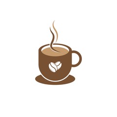 Coffee cup Logo Template vector icon design 