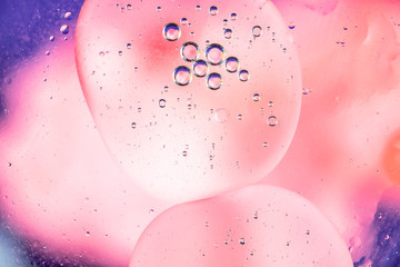 Abstract colorful background. Oil and water drops. Rainbow blurred texture. 3d illustration