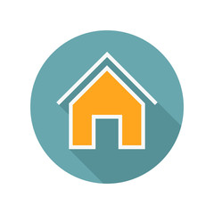 Small house Icon Vector. Simple flat symbol. Illustration pictogram Small house Icon Vector image to be used in web applications, Small house Icon Vector mobile applications and print media