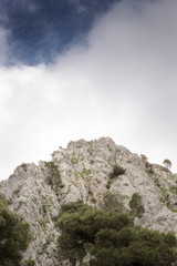 mountain top in capri