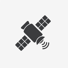 Satellite GPS Flat Vector Icon