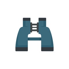 Binoculars icon. Flat illustration of binoculars vector icon for web design