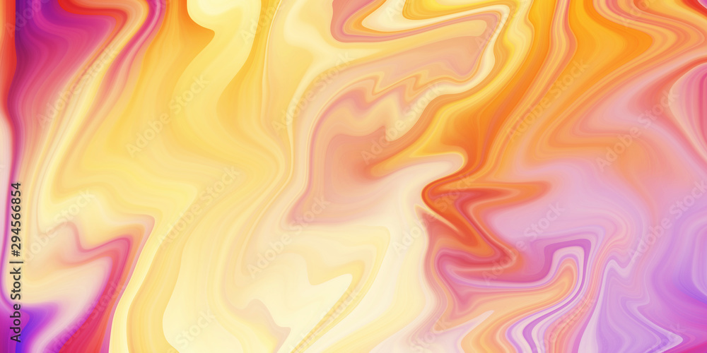 Aufkleber abstract color flow gradient background. liquid marble art texture. flow inks in water style.