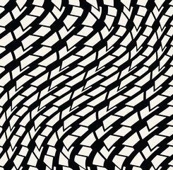 Abstract geometric stripes pattern print design.