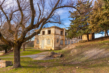 abandoned buildings in the Conjuro mine (Spain)