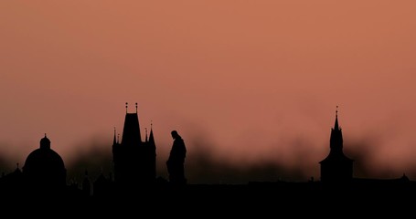 Moonrise Sunrise Sunset Silhouette Time Lapse