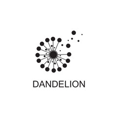 Dandelion vector icon design