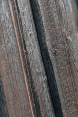 Abstract background with old boards close-up. The texture of the windward tree, a slice of the board