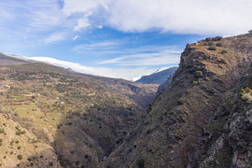mountainous landscape of Sierra Nevada (Spain)