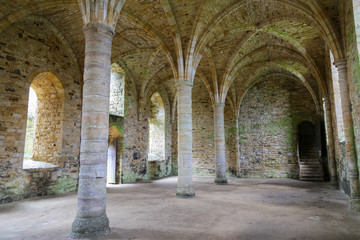 Cloisters at Ancient Abbey in Sussex