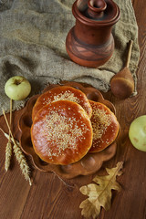 Middle Eastern Sesame flapjack
