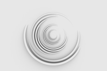 Circle Background With Soft Waves