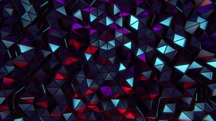 Triangle Colorful geometric background