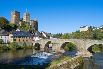 Fototapeta premium Zamek Runkel / Niemcy na Lahn